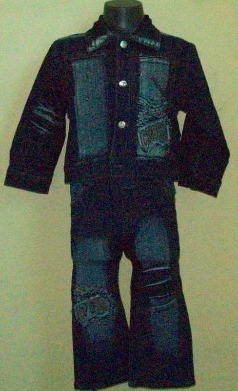 Boys Cross denim suits