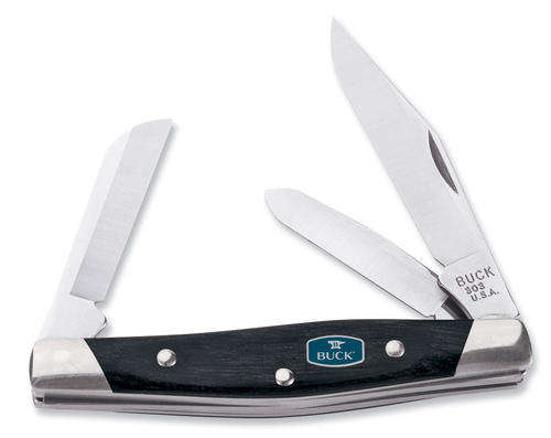 Buck Knives Buck Cadet, Charcoal Dymondwood, ComfortCraft