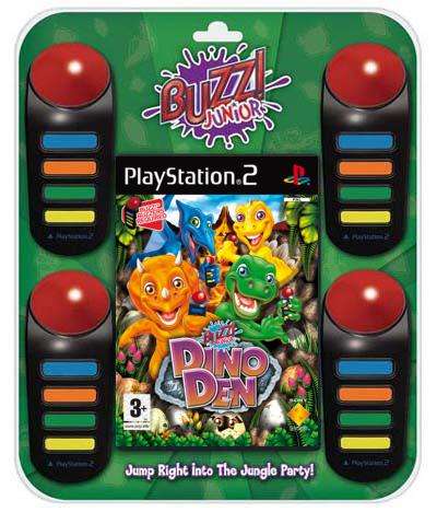 Buzz Dino Den PS2 - 4x Buzzers In
