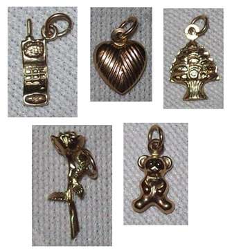 9ct Gold Charms