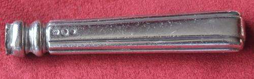 Dutch Silver Knife Handle - Hallmarked