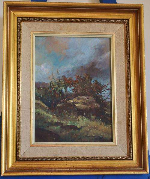 Stunning painting by Chris Coetzer - 1965 - Oil on Board - Framed