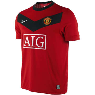 MACHESTER UNITED SOCCER HOMS SHIRT 09/10 SIZE M