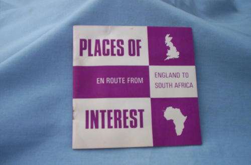 Union-Castle Line - En route from England to South Africa booklet
