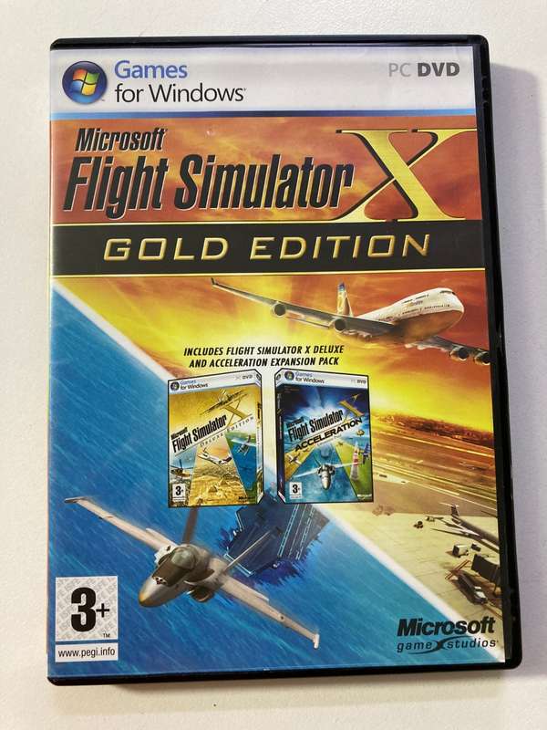 Microsoft Flight Simulator X Gold Edition with Acceleration Expansion Pack
