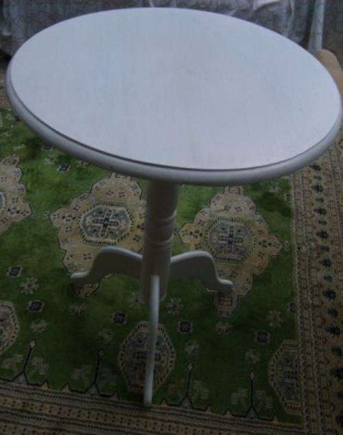 WINE TABLE - WHITEWASHED
