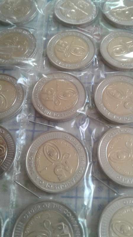 UNCIRCULATED R5 COIN " ORDER OF THE COMPANIONS OF O.R.TAMBO " 1917 - 2017