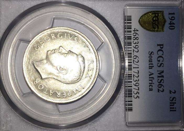 1940 Two Shillings PCGS MS62 Crazy Wed Sale!