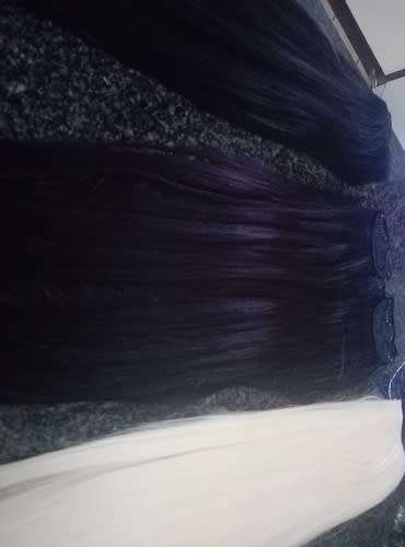 Clip in Hair Extensions Silky 62cm length 3 piece sets,Black,Brown,Blonde/ Full  //Same day dispatch