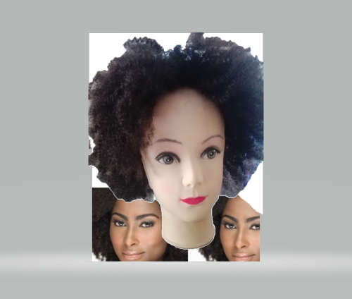 kinky Afro wig with adjustable straps//same day dispatch