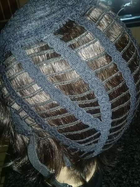 Human Hair Brazilian Wig Short style adjustable straps same day dispatch