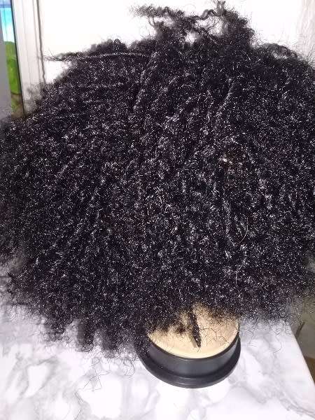 Kinky Boys Cut Wig Black with adjustable straps same day dispatch