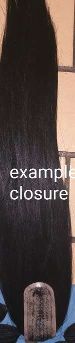 FULL HEAD 26inch 7piece WEFT +Closure included Yaki Straight #4same day dispatch