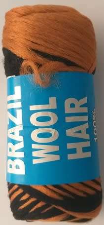 Brazil Wool Hair For Braids/Twist/Wraps (black and Brown) Same day processing