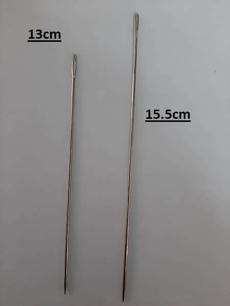 Darning Needles Wool darning needles with large eye 2 pcs set 13cm and 15.5cm same day processing
