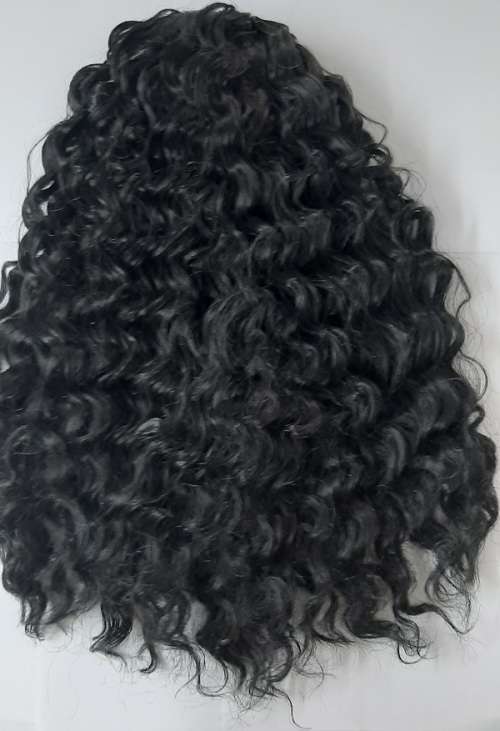 Curly Ponytail 18inch drawstring #1 colour available same day processing