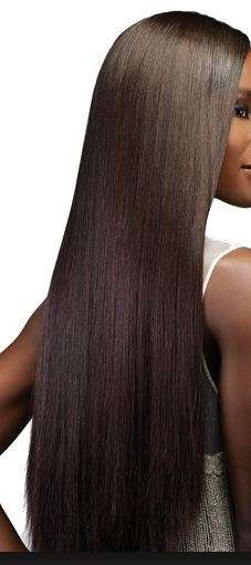 Classic Hair Yaki Perm Straight 18 "- Premium Quality #1b