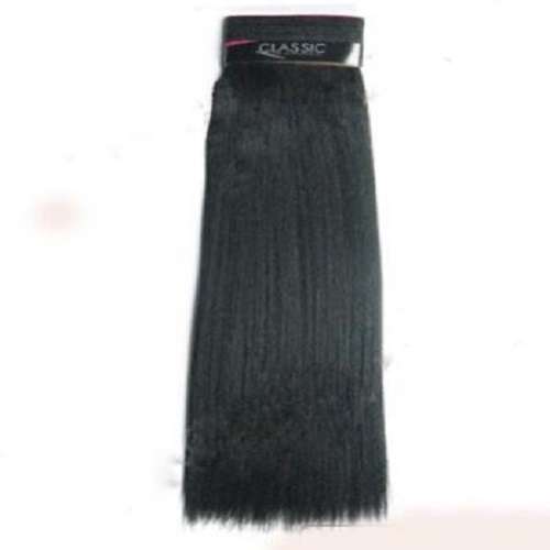 Classic Hair Yaki Perm Straight 18 "- Premium Quality 1B