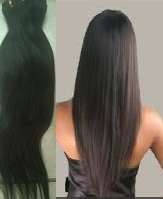 Indian  human hair Weave,straight , 18 inch/ black/ next day delivery in most areas