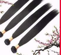 Human hair 100% Peruvian  straight//100g// 18 inch //black//SAME DAY DELIVERY
