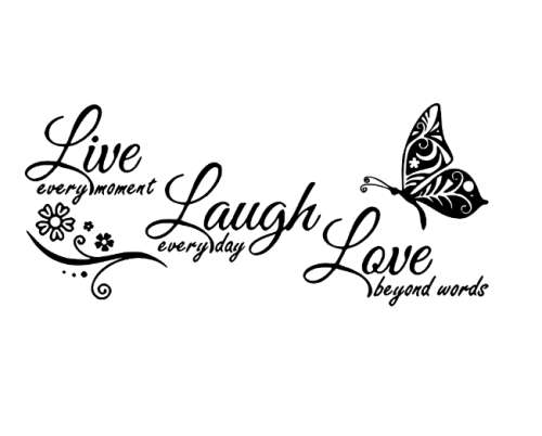 Live Laugh Love Vinyl Wall Sticker