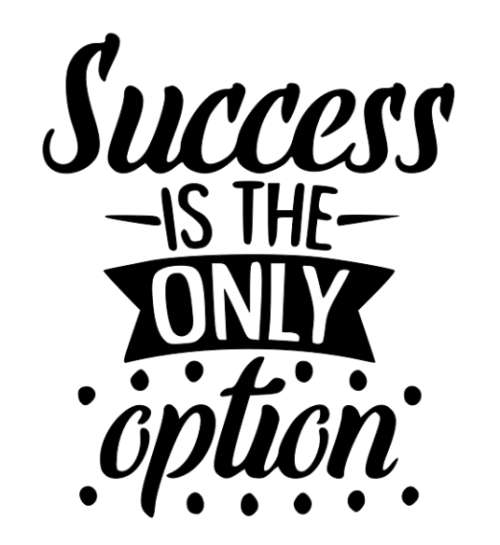Office Wall Art - Success Is The Only Option