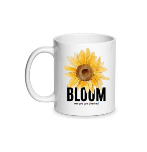 Sunflower Coffee Mug - Bloom where you are planted