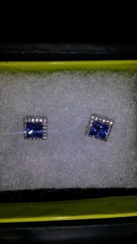Tanzanite earings (can make offer)