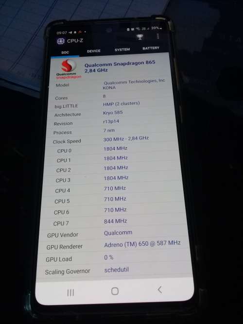 Samsung s20FE Snapdragon 865 5G