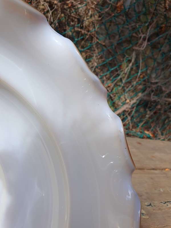Vintage Soft Butter Yellow Plumpy Glass Ceiling Lamp