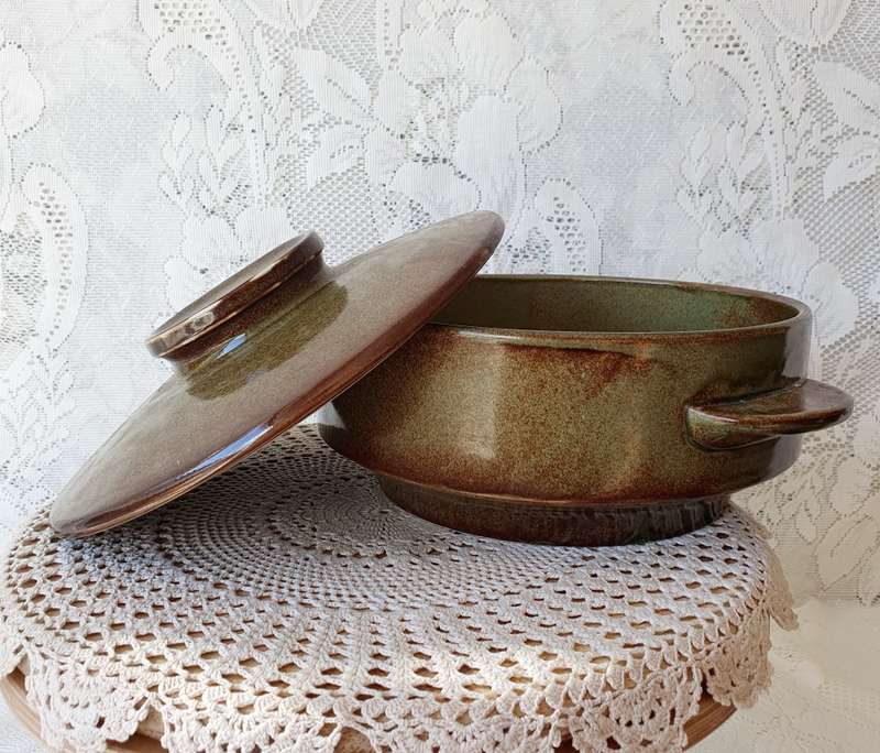 Vintage Drostdy Stonecraft Casserole Dish & Lasagna Dish  Made in SA