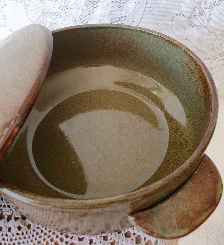 Vintage Drostdy Stonecraft Casserole Dish & Lasagna Dish  Made in SA