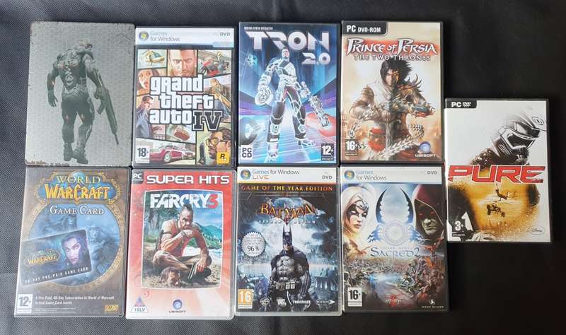 PC Game Collection 9x Games