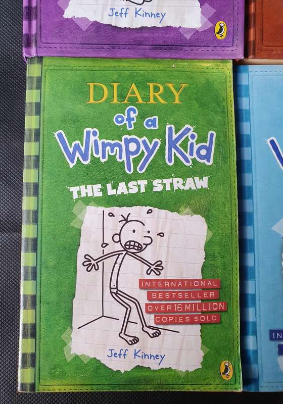 Diary of a Wimpy Kid Book Collection 4x Books