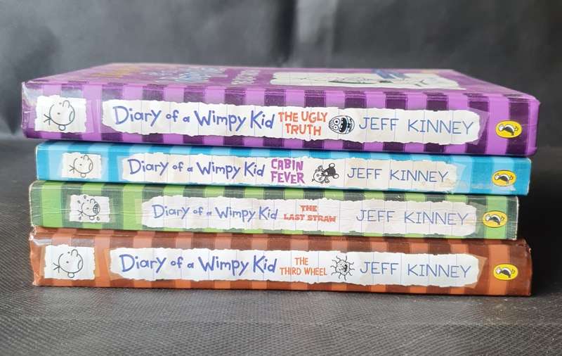Diary of a Wimpy Kid Book Collection 4x Books