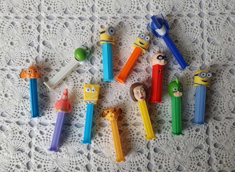 Pez Dispencer Character Collection 12x Pieces