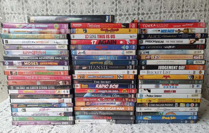 Large DVD Bundle 65x ( All Discs accountable )