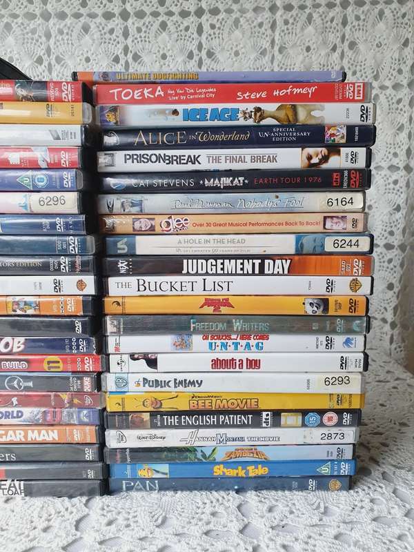 Large DVD Bundle 65x ( All Discs accountable )