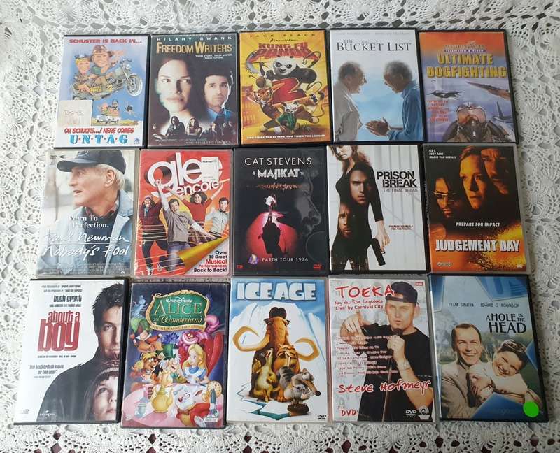 Large DVD Bundle 65x ( All Discs accountable )
