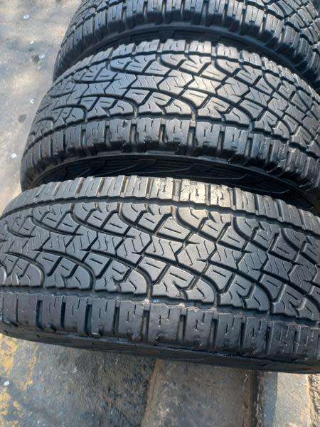 Set of 265/60/18 × 4 Pirelli Scorpoin ATR. Tyres have approx 80% life