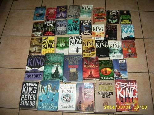 Stephen King collection - 36 books in all R17 per book wholesale