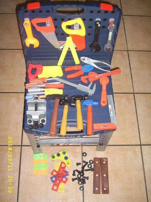 102 piece kiddies tool table on R1 start with R 55 shipping