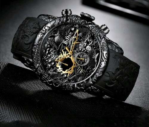 Dragon sculpture watch
