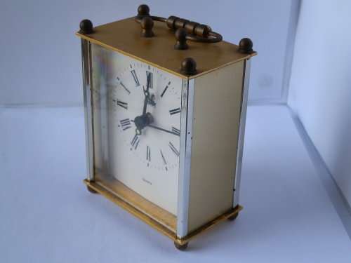 Vintage travel clock - seven (7) days to pay