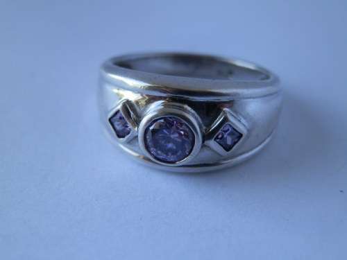 Sterling silver amethyst ring - thirty (30) days to pay