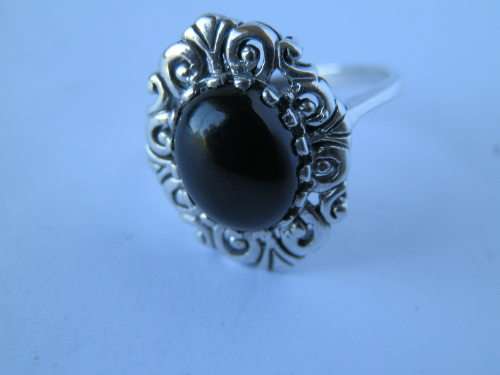 Sterling silver onyx ring - seven (7) days to pay