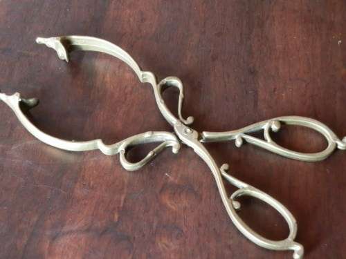 Vintage brass tongs