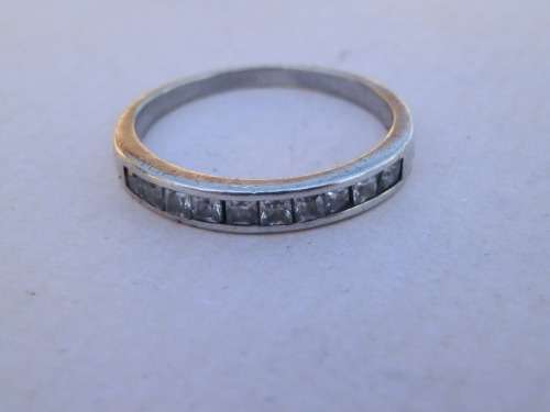 Sterling silver ring.