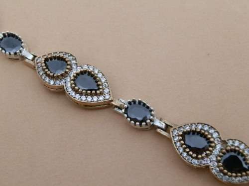 Sterling silver bracelet, 23.5 g.