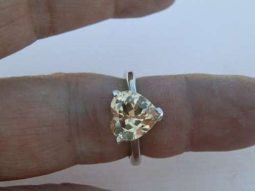 Charming solid sterling silver ring - weight 6.4 g.  Thirty (30) days to pay